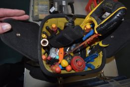 Stanley Fax Max X Toolbag Containing Various Electricians Tools