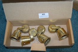 Four Brass Furniture Castors