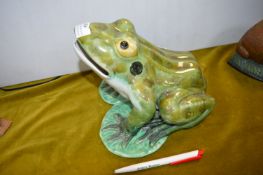 Large Pottery Frog