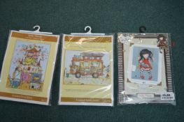 Three Cross Stitch Kits