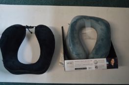 *Two Airia Living Travel Neck Pillows and a Bookrest