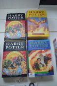Four Harry Potter First Editions