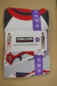Kirkland Kid’s 4pc Pyjama Set Size: 10 years