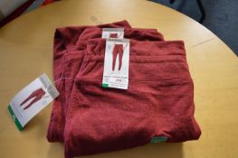 *Two Mondetta Lady’s Leggings in Red Size: XL