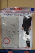*Two 32 Degrees Heat Lady’s Fleece Line Leggings Size: L