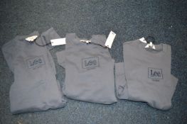 *Three Lee Sweatshirts Size: S