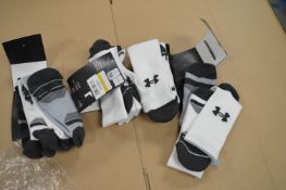 *Seven Pairs of UA Performance Tech Socks Size: 4-7.5