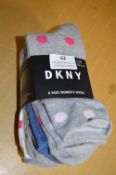 *Six Pairs of DKNY Lady’s Socks