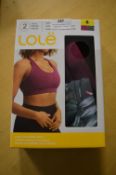 *Lole Sports Bras 2pk Size: S