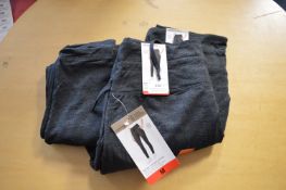 *Two Mondetta Lady’s Leggings in Charcoal Grey Size: M