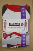 Kirkland Kid’s 4pc Pyjama Set Size: 10 years