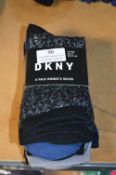 *Six Pairs of DKNY Lady’s Socks Size: 4-7