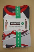 Kirkland Kid’s 4pc Pyjama Set Size: 8 years