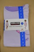 Kirkland Girl’s 4pc Pyjama Set Size: 7 years