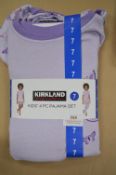 Kirkland Girl’s 4pc Pyjama Set Size: 7 years