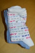 *Six Pairs of DKNY Lady’s Socks