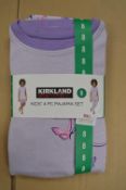 Kirkland Girl’s 4pc Pyjama Set Size: 8 years