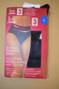 *Jezebel Lady’s Seamless Briefs 3pk Size: L