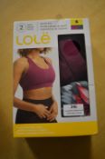 *Lole Sports Bras 2pk Size: S