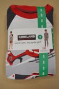 Kirkland Kid’s 4pc Pyjama Set Size: 8 years