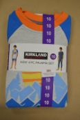 Kirkland Kid’s 4pc Pyjama Set Size: 10 years