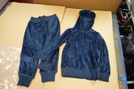 Jezzie’s Girl’s Velour Lounge Set in Navy Blue Size: S