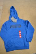 Puma Kid’s Hoodie in Blue Size: 10 years