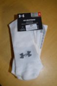*Three Pairs of UA Heat Gear Socks Men’s Size: 7-12