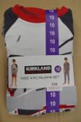 Kirkland Kid’s 4pc Pyjama Set Size: 10 years