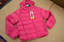 32 Degrees Heat Kid’s Pink Puffer Jacket Size: 7-8 years