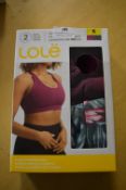 *Lole Sports Bras 2pk Size: S