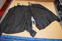 *Two Lady’s Black Blouses Size: L