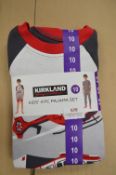 Kirkland Kid’s 4pc Pyjama Set Size: 10 years