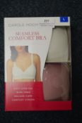 *Carole Hochman Comfort Bras 2pk Size: L