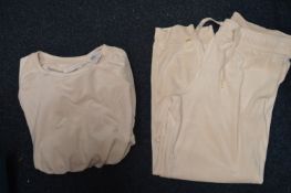 *Carole Hochman 2pc Lounge Set in Beige Size: XL