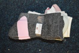 *Four Pairs of Green Treat Lady’s Socks Size: 4-8