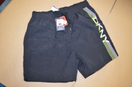 *DKNY Black Swimming Trunks Size: M
