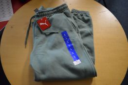 *Puma Green Joggers Size: L