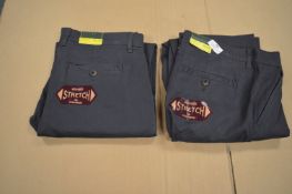 *Two Jachs Bowie Fit Trousers Size: 32x30