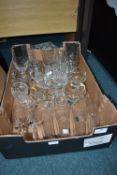 Assorted Drinking Glasses