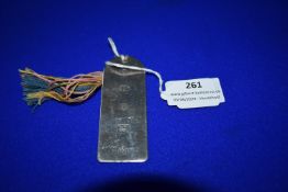 Hallmarked Sterling Silver Bookmark ~24g