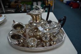 EPNS Tray and Tea Set etc.