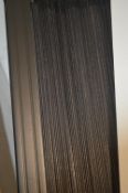 *Three 27mm Chocolate Venetian Blinds 210x180cm