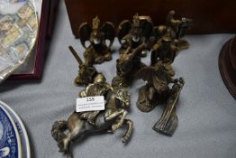 Assorted Myth & Magic Figures (AF, missing crystal