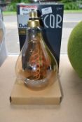 *Large E20 Amber Glass Lightbulb