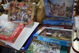 Seven Assorted Jigsaw Puzzles