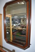 Octagonal Framed Beveled Edge Mirror