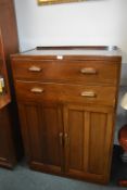 1930's Mahogany Two Door Cabinet