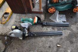 Two Hyundai Electric Hedge Trimmers