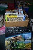Assorted Jigsaw Puzzles Including Planet Earth Del